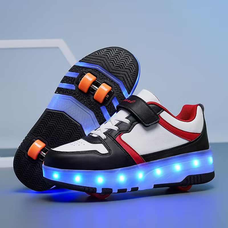 2 in 1 Roller skate shoes with lighting
