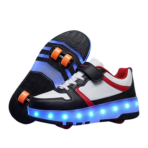 2 in 1 Roller skate shoes with lighting